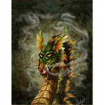 Smokey's dragon drape