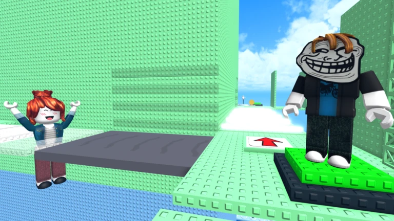 Troll Button Tower Roblox