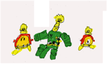 the green flaming waddle dees of dreamland