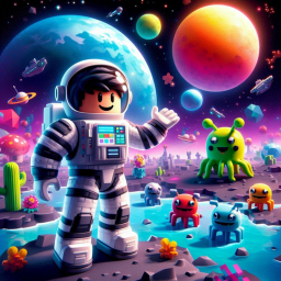 Space obby with Skibidi toilet