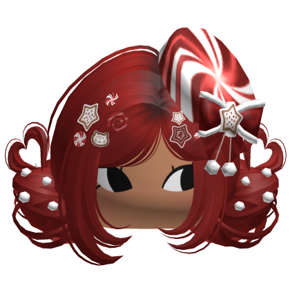 ♡ Christmas Candycane Buns (Red)