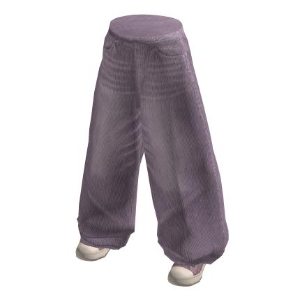 Lavender Rib Cord Pants