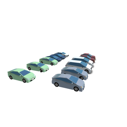 Pacifico parked car pack
