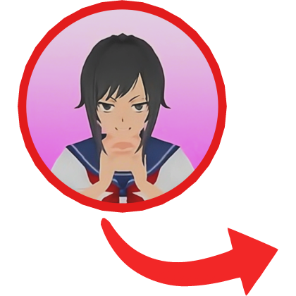 Ayano Aishi YanSim Red Circle