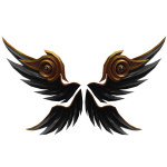 [PBR] Black & Gold Genesis Wings