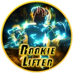Rookie Lifter Roblox badge thumbnail