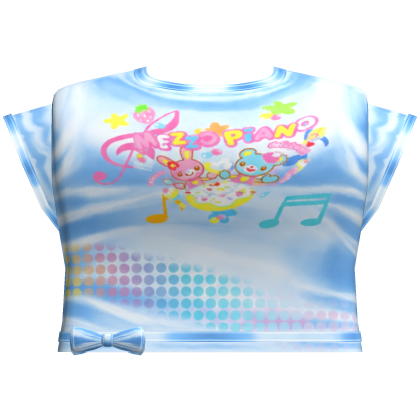 cutecore mezzo pastel blue top