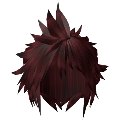 Red Spiky Vkei Messy Anime Boy Hair Roblox item render