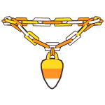 Halloween Candy Corn Chain