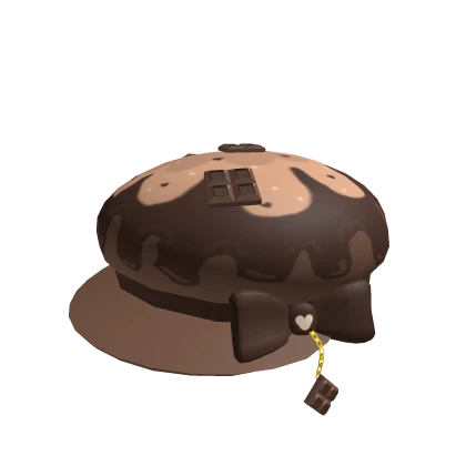 chocolate cake beret Roblox item thumbnail