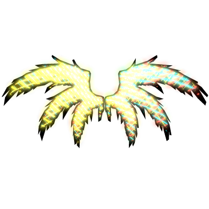 Animated Rainbow Glowing Seraphim Angel Wings Roblox item