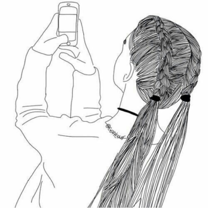 girl outline Roblox decal