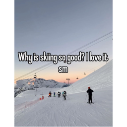 skiing