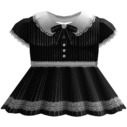 victorian black babydoll dress w white lace