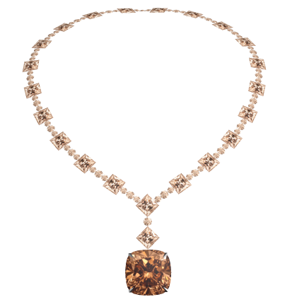 Kim's Bronze Diamond Necklace Roblox item