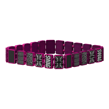 ⚝ y2k vkei emo tile bracelet [R6]