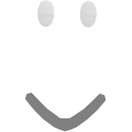 White Smile Face Roblox item
