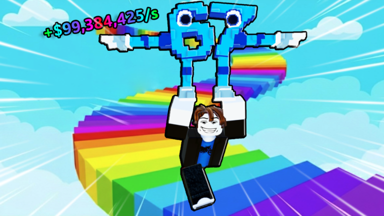 Climb Rainbow Stairs For Brainrots! screenshot 2