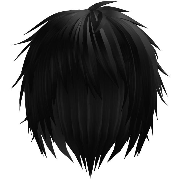 black kuro messy japanese anime boy hair