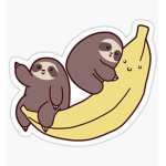 Layla's Sloths Love Bananas