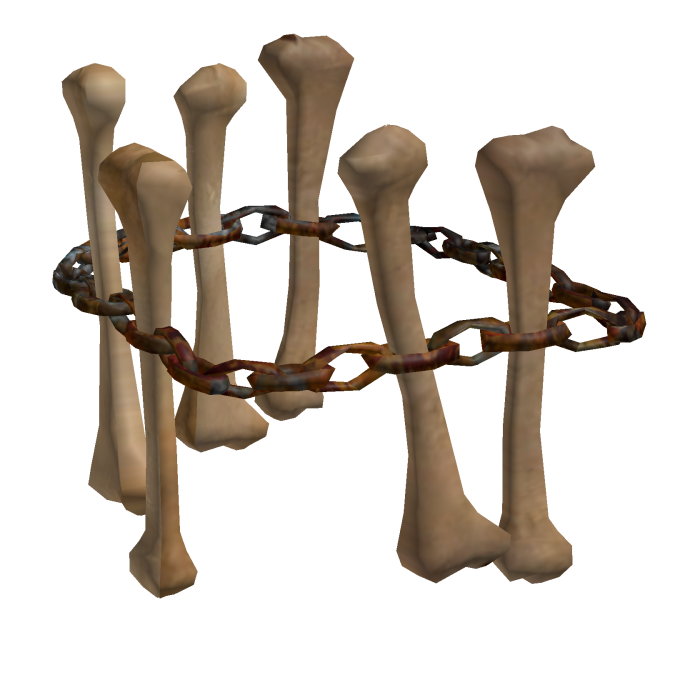 Halloween bone bracelet with a chain [R]