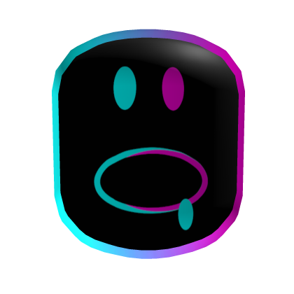 Glitched Cartoony Face