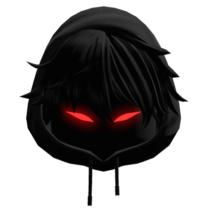 Red Anime Hood w/ Glowing Eyes