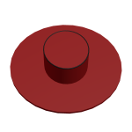 Large Red Derby Hat