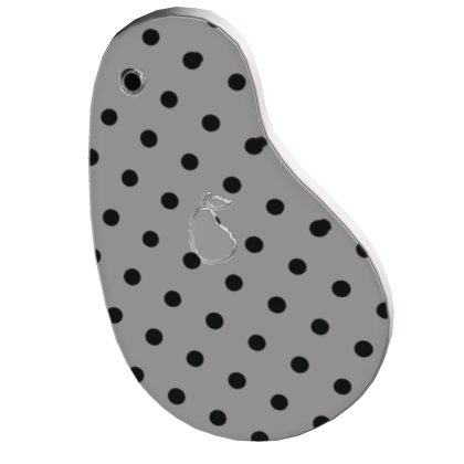 Pearphone Polkadot White Black Y2K Roblox item