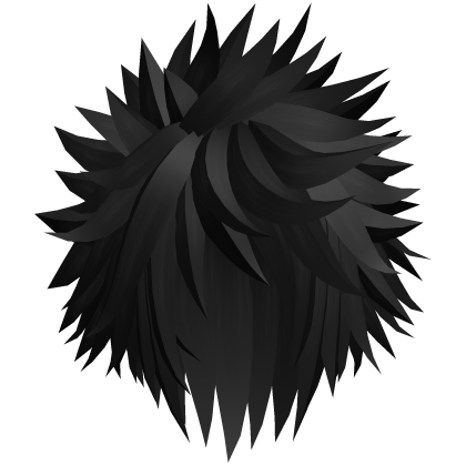 Black Flowy Spiky Emo Boy Hair Roblox item