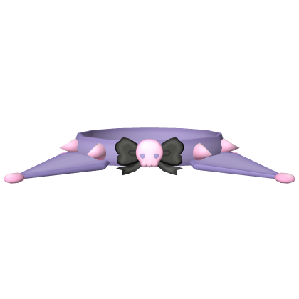 ! Cutecore Devil Maid Collar Halloween Purple Roblox item
