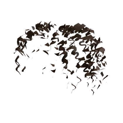 Low Fade Curly Brown Hair 2/2 Roblox item