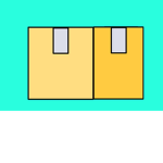 Boxes together.