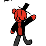 Red bear and friends