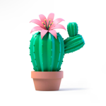 Cactuses are green!