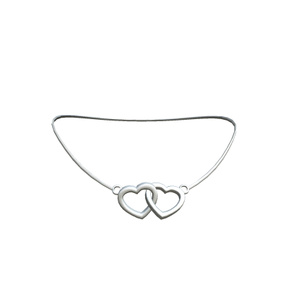 Valentine Heart Necklace Silver