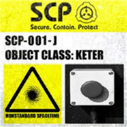 SCP 001-J Containment Label