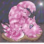 Pink Fluffy Wolves