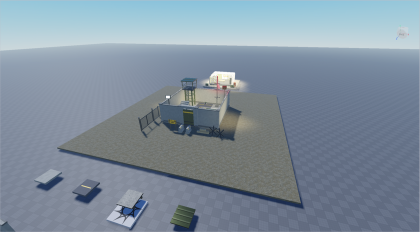 Modular Military Base Kit - 43 Pieces + Interior preview 2
