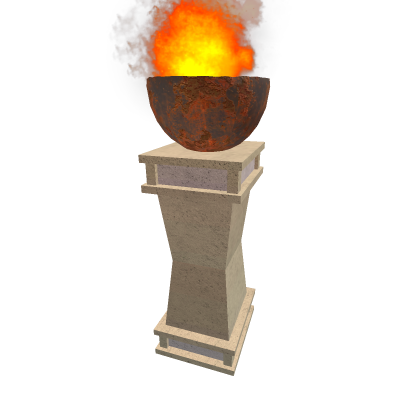 Egyptian Torch Lamp