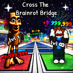 [😱] Cross The Brainrot Bridge