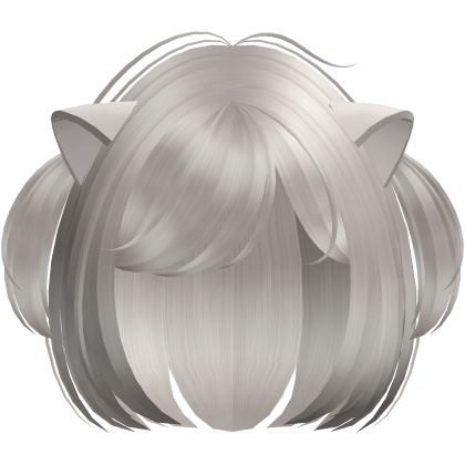 ♡ ⸝⸝⩊ 🦴 cutecore neko haircut light ash 𐙚