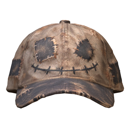 Distressed Stitched Smile Cap