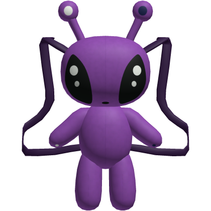 Backpack Plush 1.0 Cute Silly Purple Alien