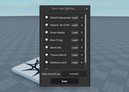 Save and Load your Lighting Plugin preview 1