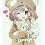 Teddy bear fan hang out