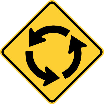 Traffic Circle Sign Roblox decal