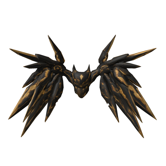 Black & Gold Mecha Wings
