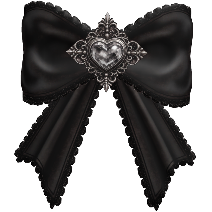 Goth Vampire Hair Bow