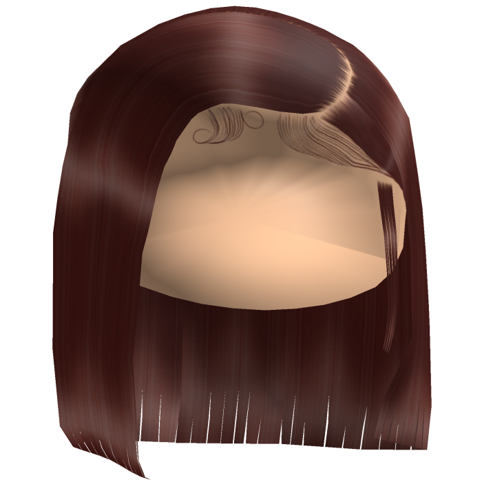 𝓭 Straight Side Part Bob (Red)